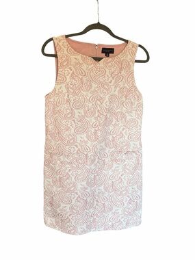 VICTORIA BECKHAM x TARGET Blush Pink Paisley Jacquard Shift Dress M